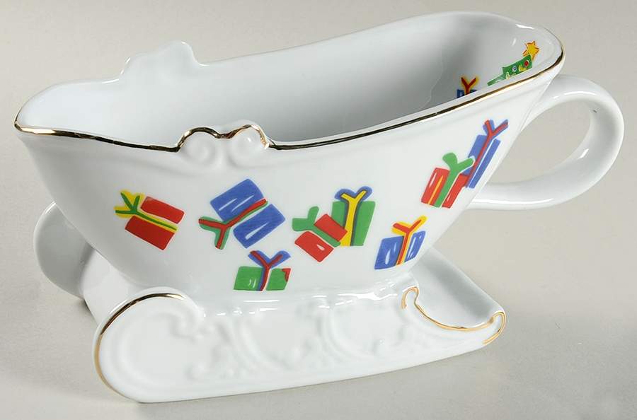 Save the Children Christmas Gravy Boat by Tienshan-1