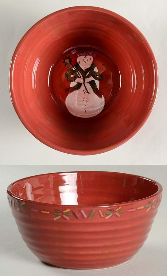 Jingle Bell Soup/Cereal Bowl by Tracy Porter-1