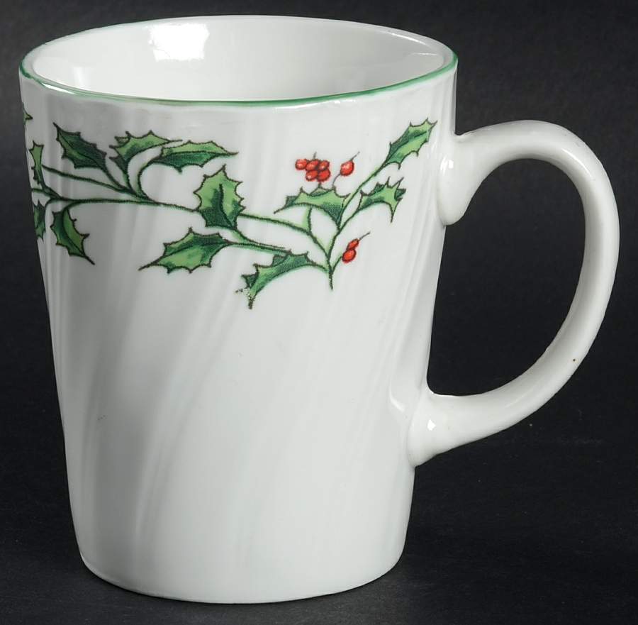 Holly Leaf Mug by Totally Today-1