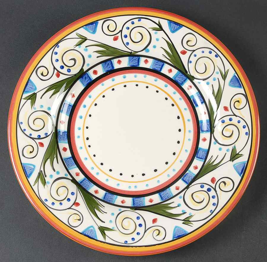 Spindline Dinner Plate by Tabletops Unlimited-1