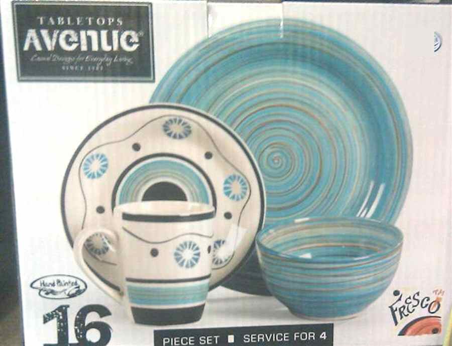 Fresco Blue Dinner Plate by Tabletops Unlimited-1