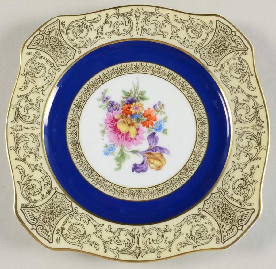 TIR268 Square Salad Plate by Tirschenreuth-1