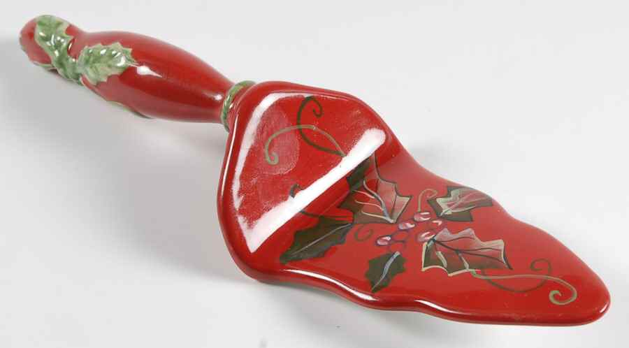 Tis the Season Collection Solid Ceramic Pie/Cake Server by Tracy Porter-1