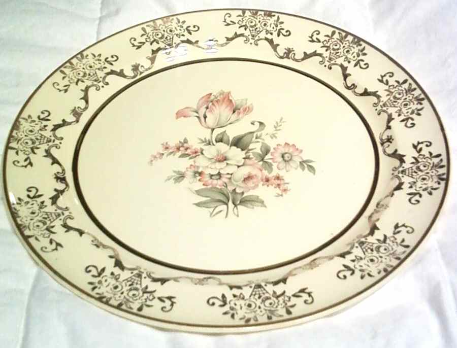 TST991 Dinner Plate by Taylor, Smith & Taylor (Ts&T)-1