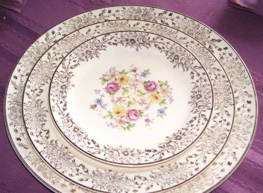 TST993 Bread & Butter Plate by Taylor, Smith & Taylor (Ts&T)-1