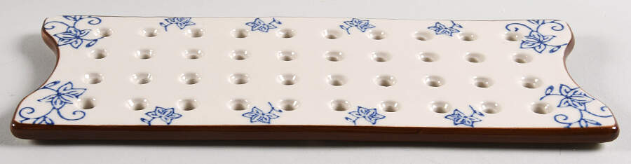 Floral Lace-Blue Drip Tray for Multifunctional Baker by Temp-Tations-1