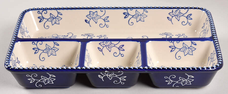 Floral Lace-Blue Tv Tray by Temp-Tations-1