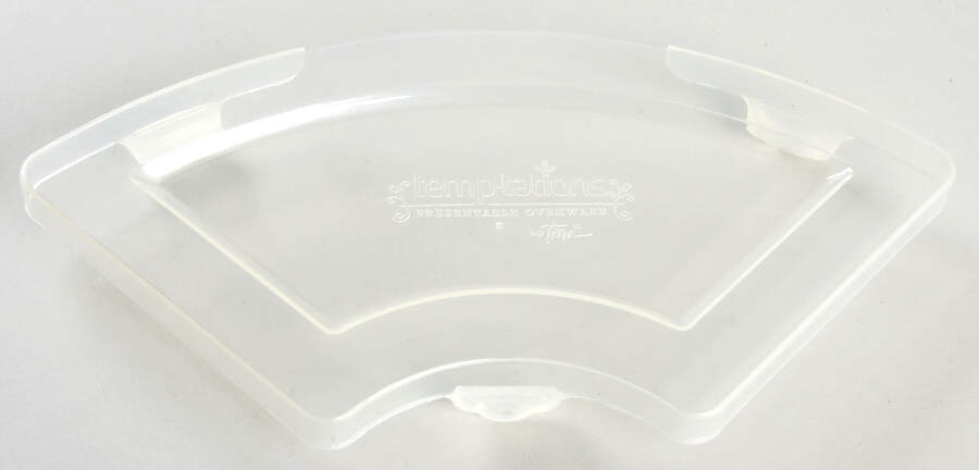 Floral Lace-Blue Plastic Lid for 18 Oz Ramekin for Baker & Ramekins Set (Chip & Dip) by Temp-Tations-1