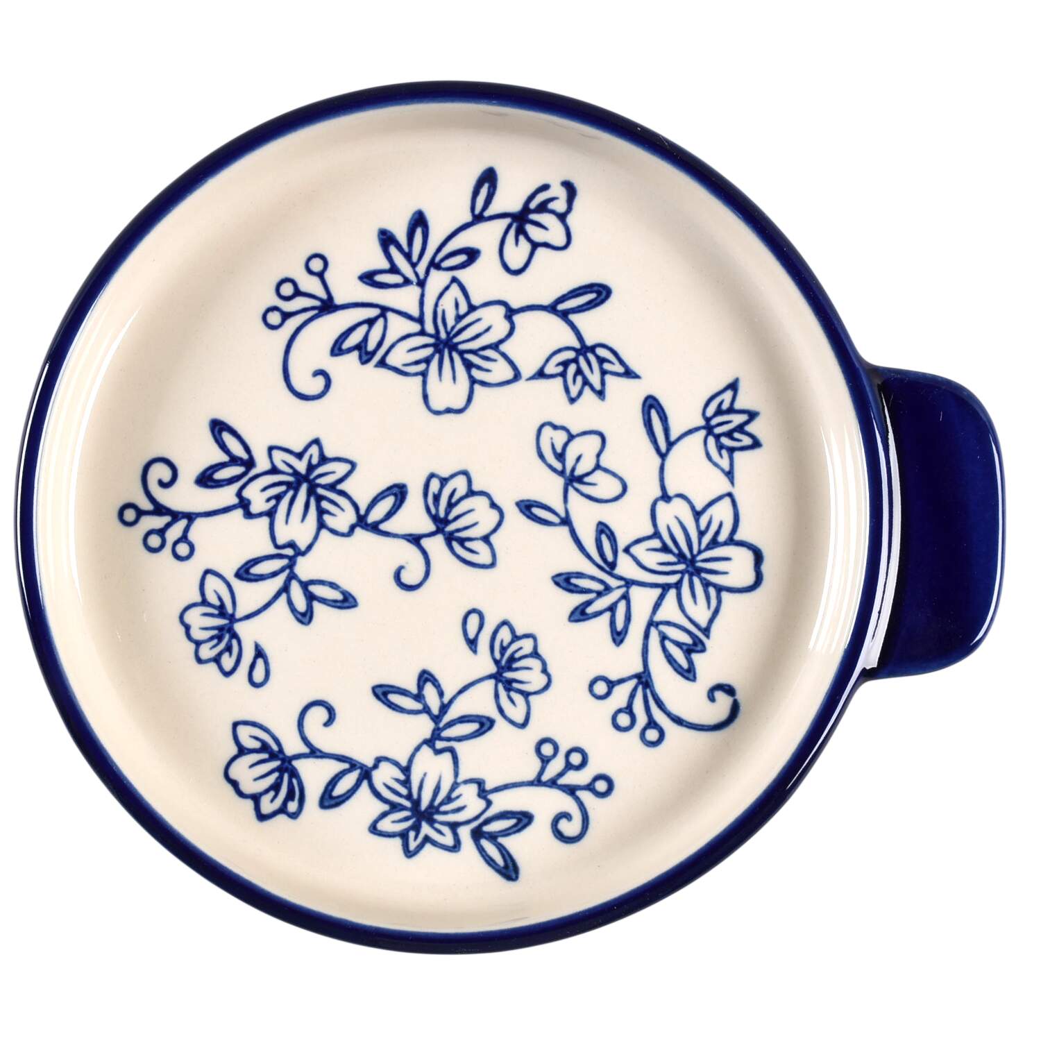 Floral Lace-Blue Lid-It for 25 Oz Soup Mug by Temp-Tations-1