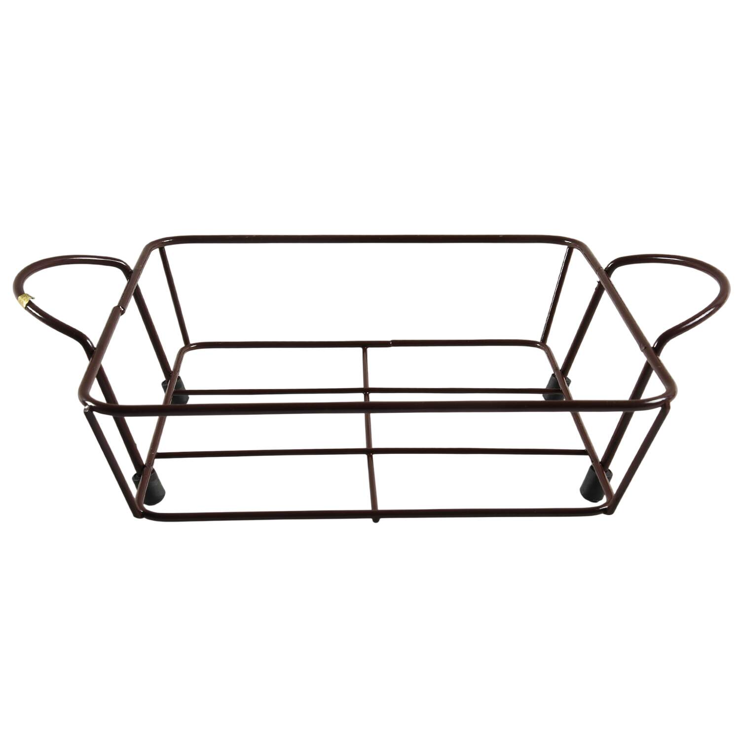 Floral Lace Green Metal Stand for 8" Square Baker by Temp-Tations-1