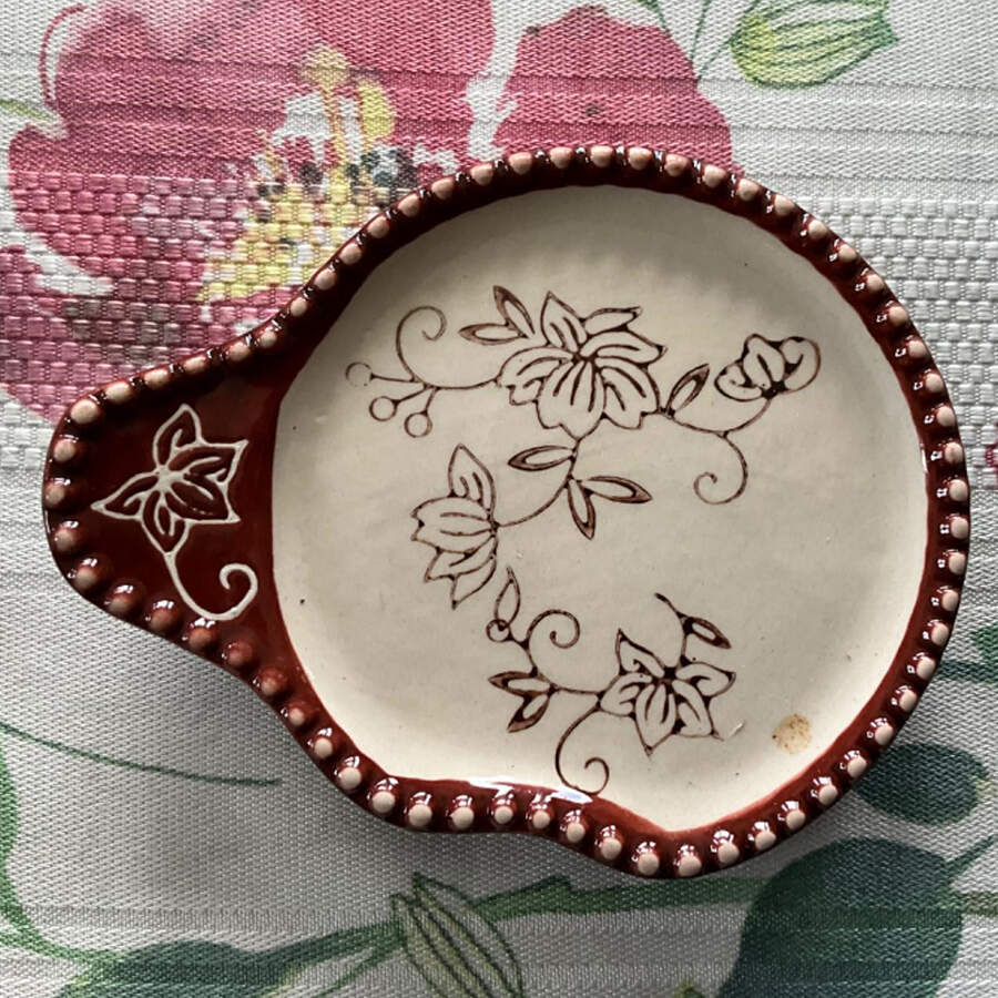 Floral Lace Chocolate Coaster by Temp-Tations-1
