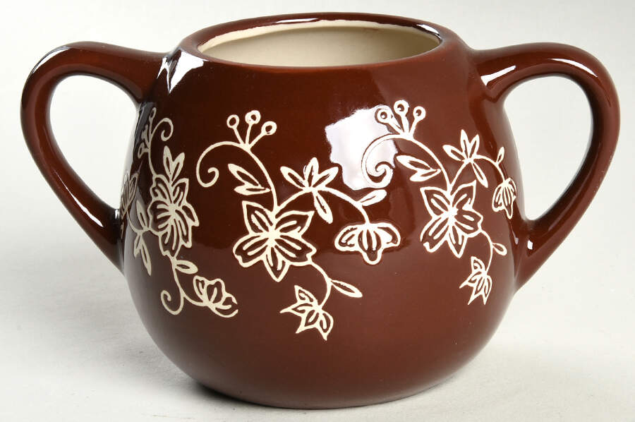 Floral Lace Chocolate Individual Soup No Lid by Temp-Tations-1