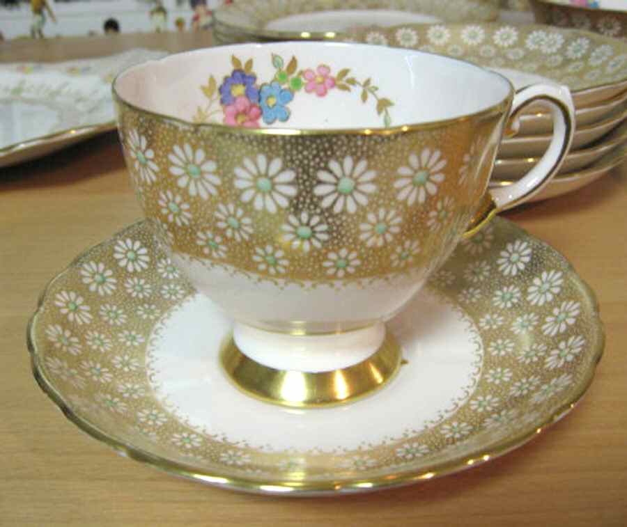 TUS158 Footed Cup & Saucer Set by Tuscan - Royal Tuscan-1