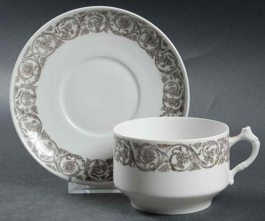 TRV715 Footed Cup & Saucer Set by Tressemanes & Vogt-1