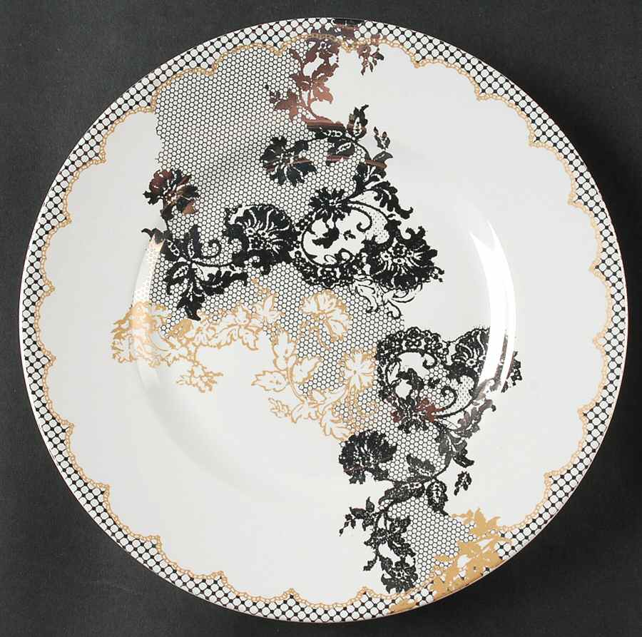 Cartouche Salad Plate by Tahari Home-1