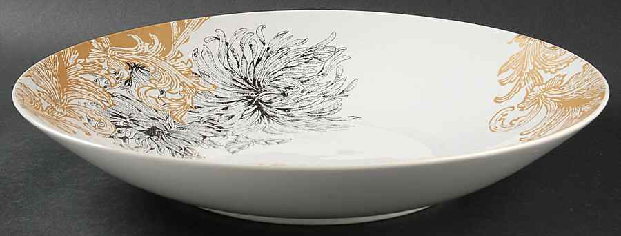 Creole 13" Pasta Serving Bowl by Tahari Home-1