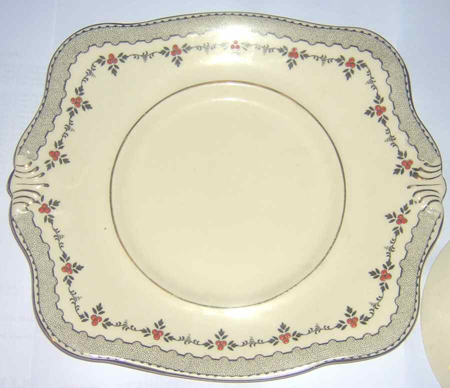 9183 Square Handled Cake Plate by Tuscan - Royal Tuscan-1