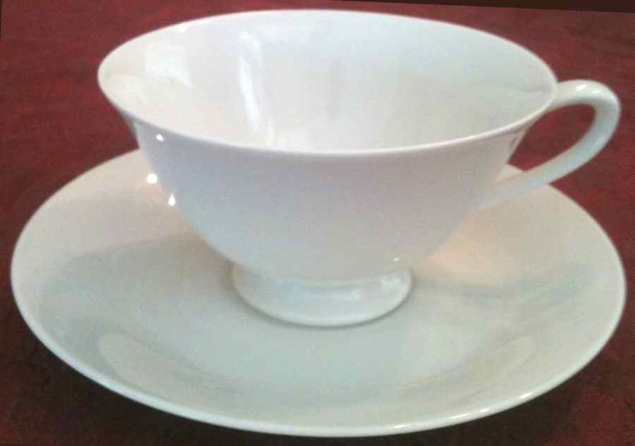 TIR586 Footed Cup & Saucer Set by Tirschenreuth-1