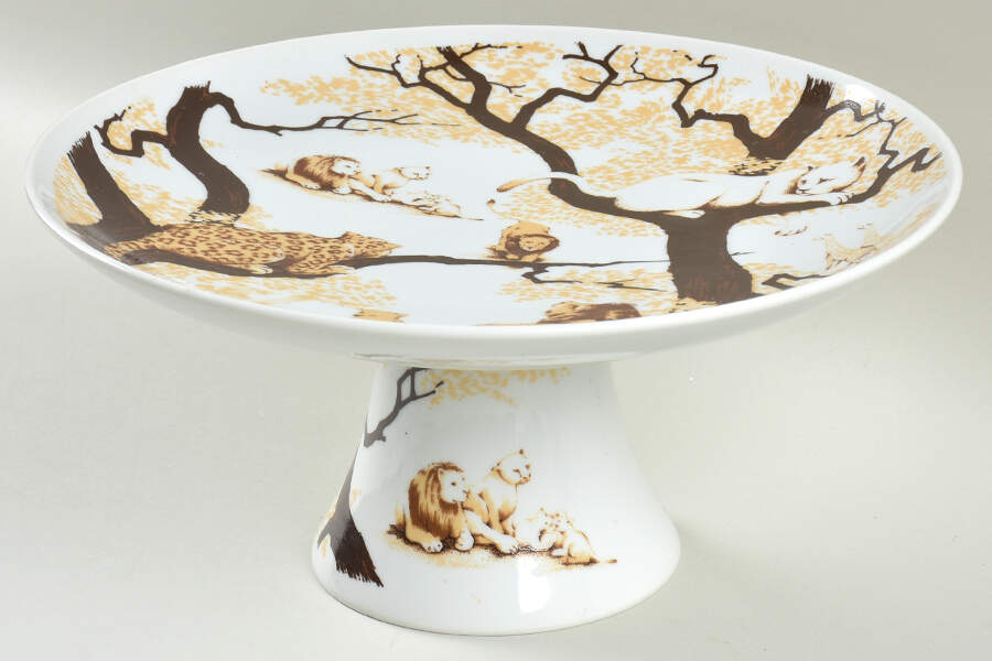 Ranier 4" Diameter Pedestal Cake Stand by Toscany-1