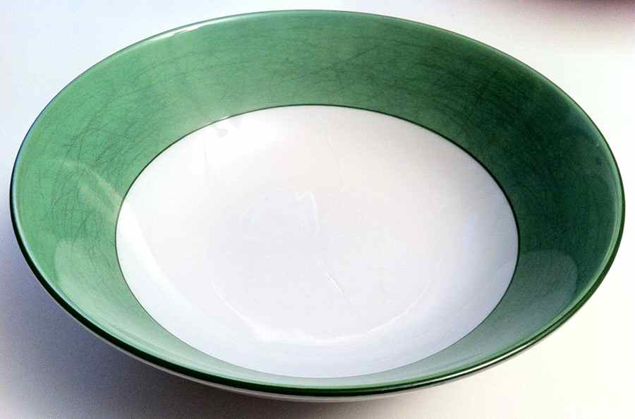 Due Apple Green Coupe Soup Bowl by Taitu-1