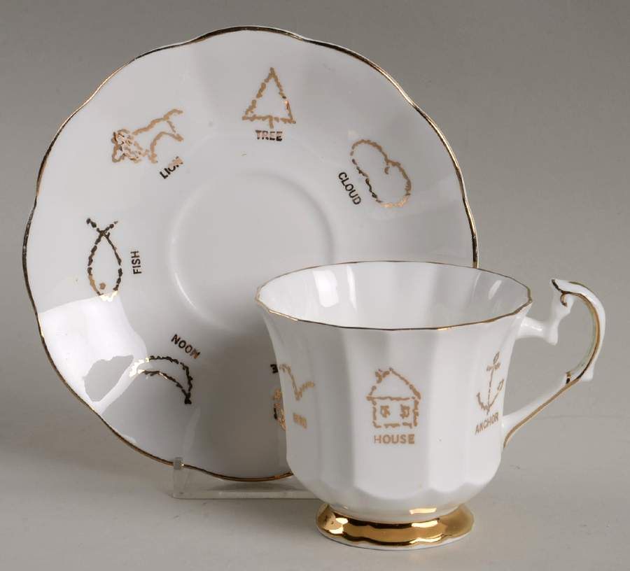 Cup of Fortune Footed Cup & Saucer Set by Taylor & Kent-1