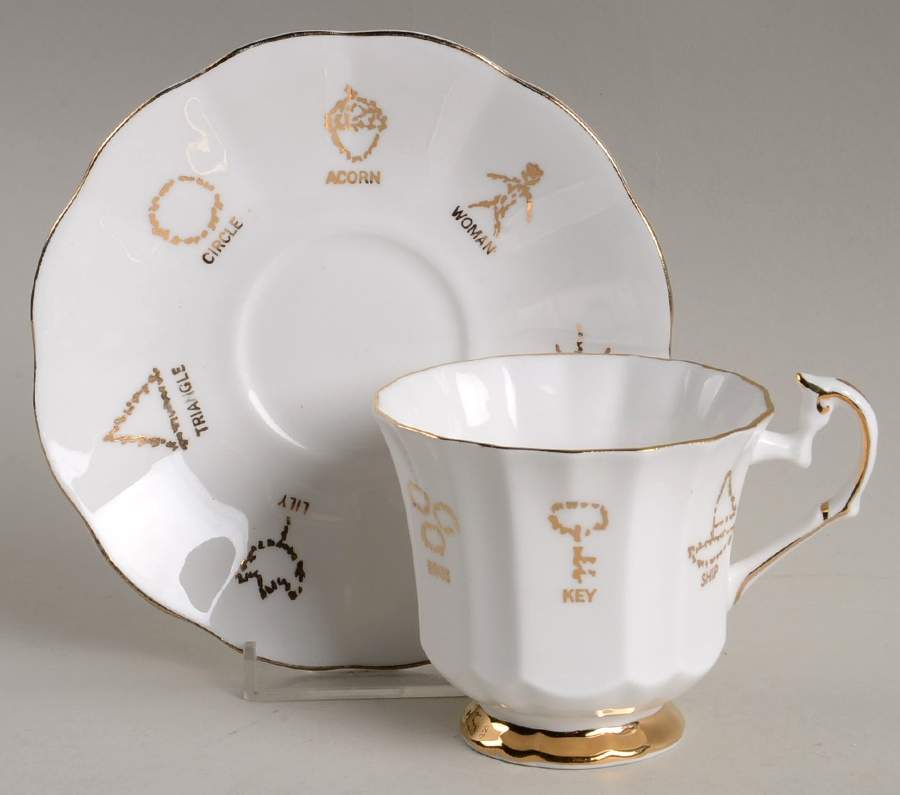 Cup of Fortune Footed Cup & Saucer Set by Taylor & Kent-1