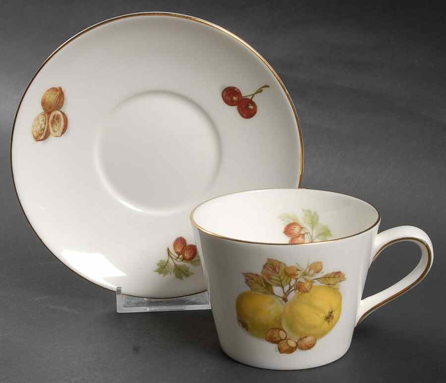 TUS159 Flat Cup & Saucer Set by Tuscan - Royal Tuscan-1