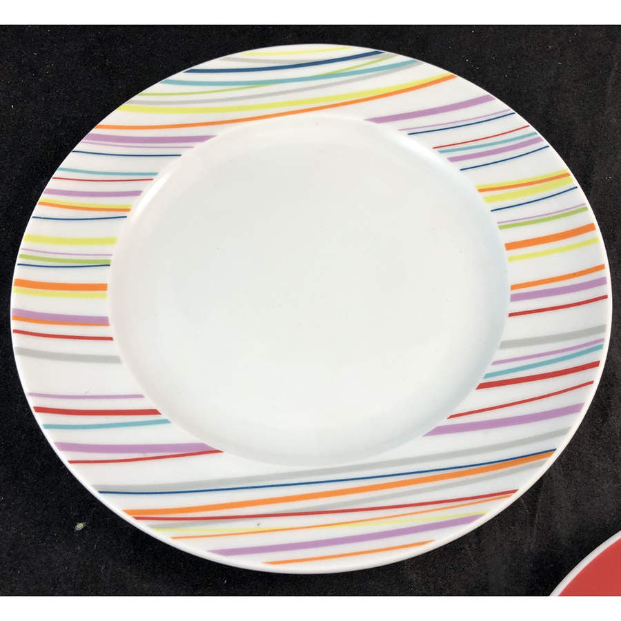 Sunny Day Sunny Stripes Salad Plate by Thomas-1