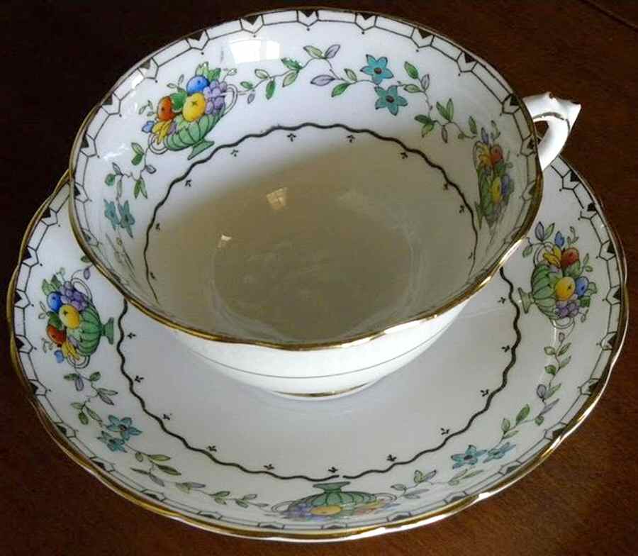 8301 Footed Cup & Saucer Set by Tuscan - Royal Tuscan-1