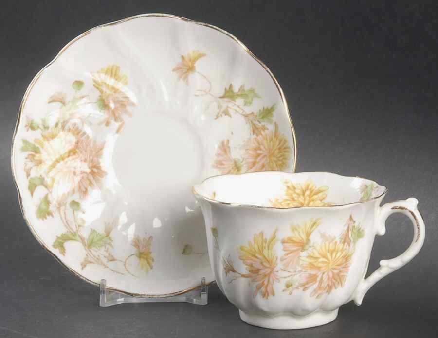 Autumn Footed Cup & Saucer Set by Thomas Morris-1