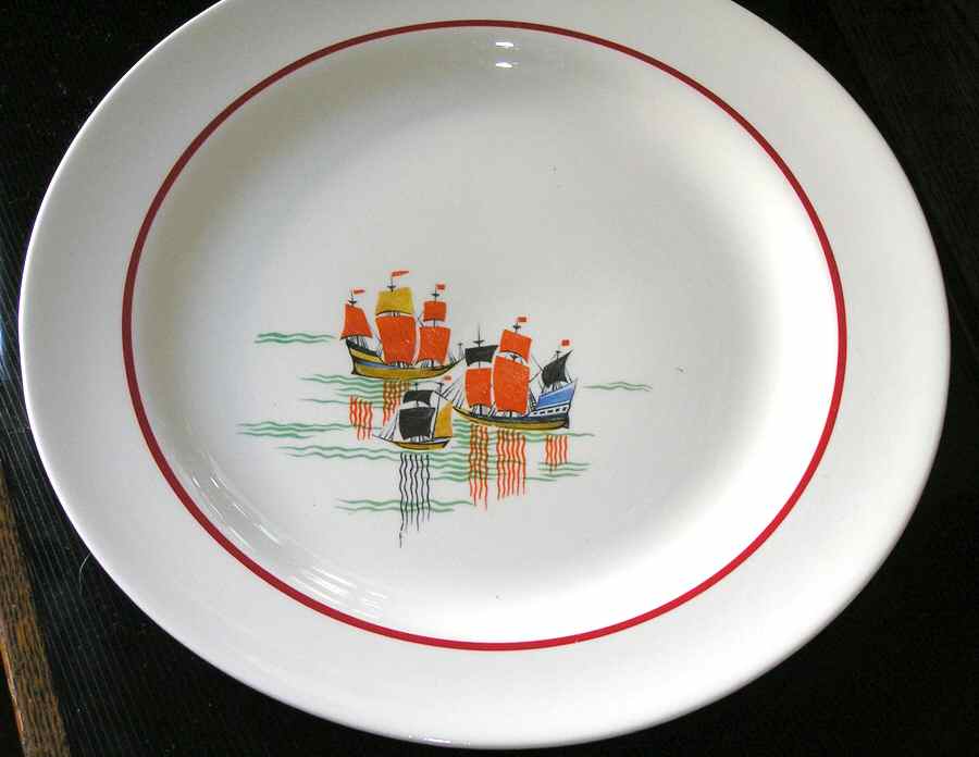 TST997 Dinner Plate by Taylor, Smith & Taylor (Ts&T)-1