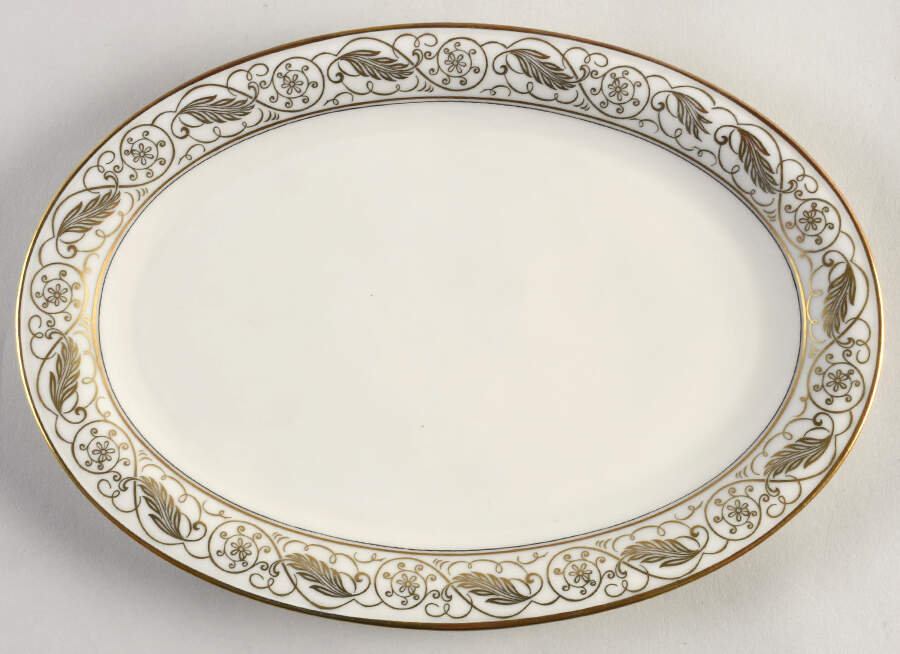 2587 10" Oval Serving Platter by Tirschenreuth-1