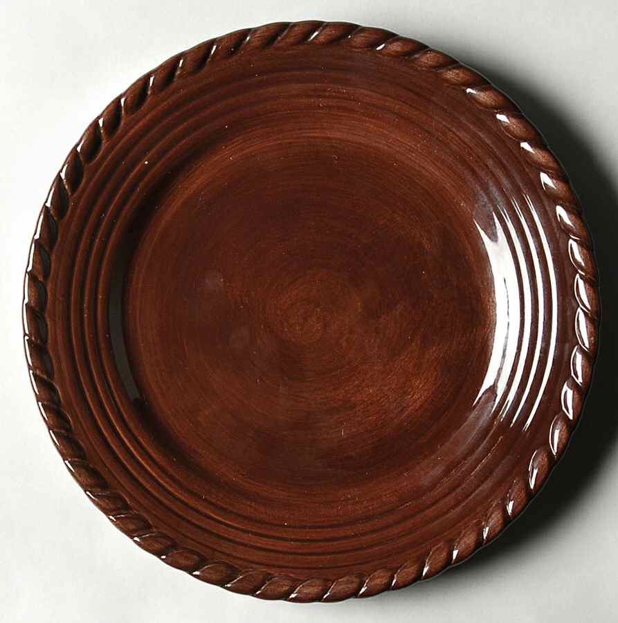 Lucca Brown Salad Plate by Tabletops Unlimited-1