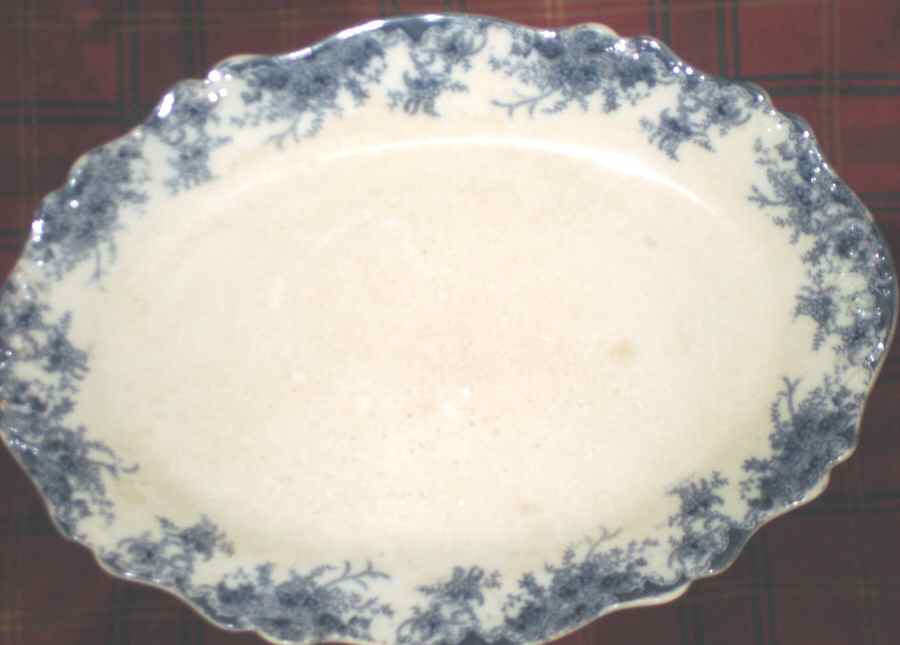 Navy 12" Oval Serving Platter by Till & Sons-1