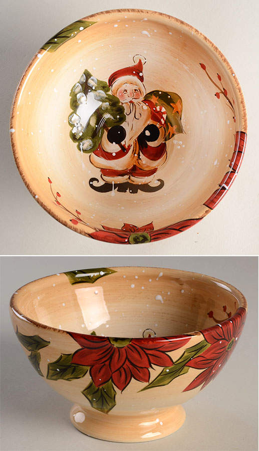 Holly Jolly Soup/Cereal Bowl by Tabletops Unlimited-1