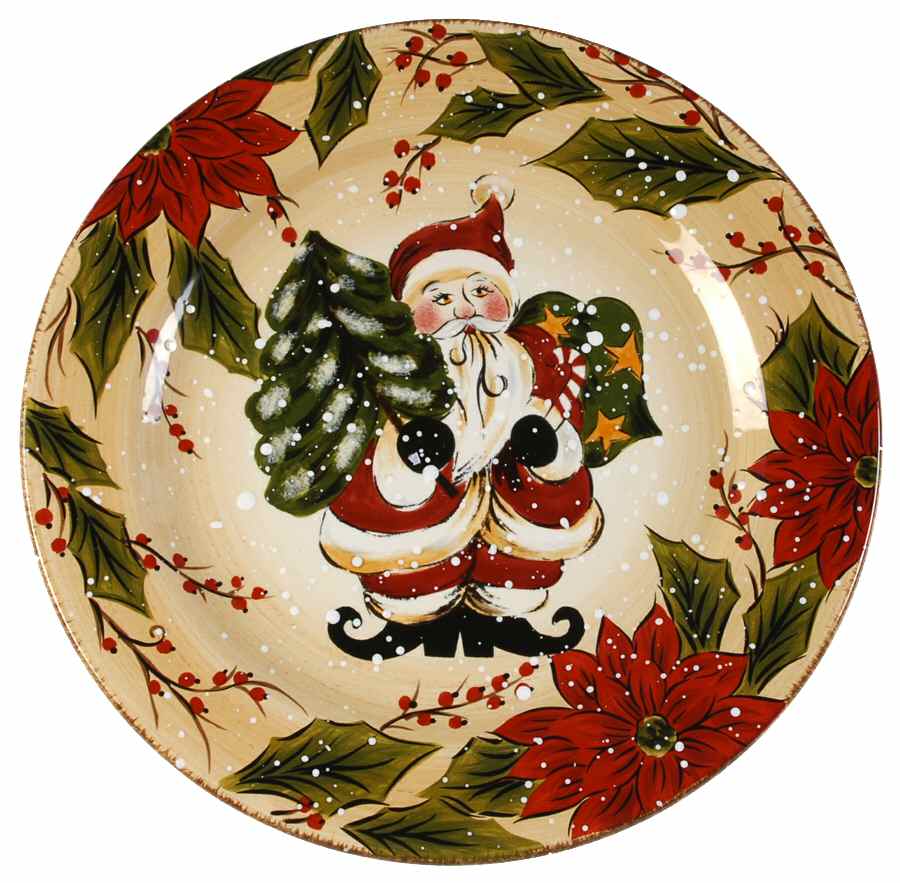 Holly Jolly Dinner Plate by Tabletops Unlimited-1