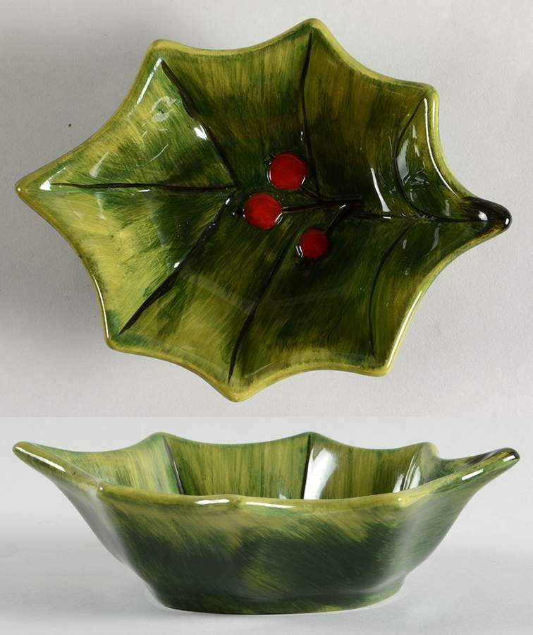 Holly Jolly Open Candy Dish by Tabletops Unlimited-1