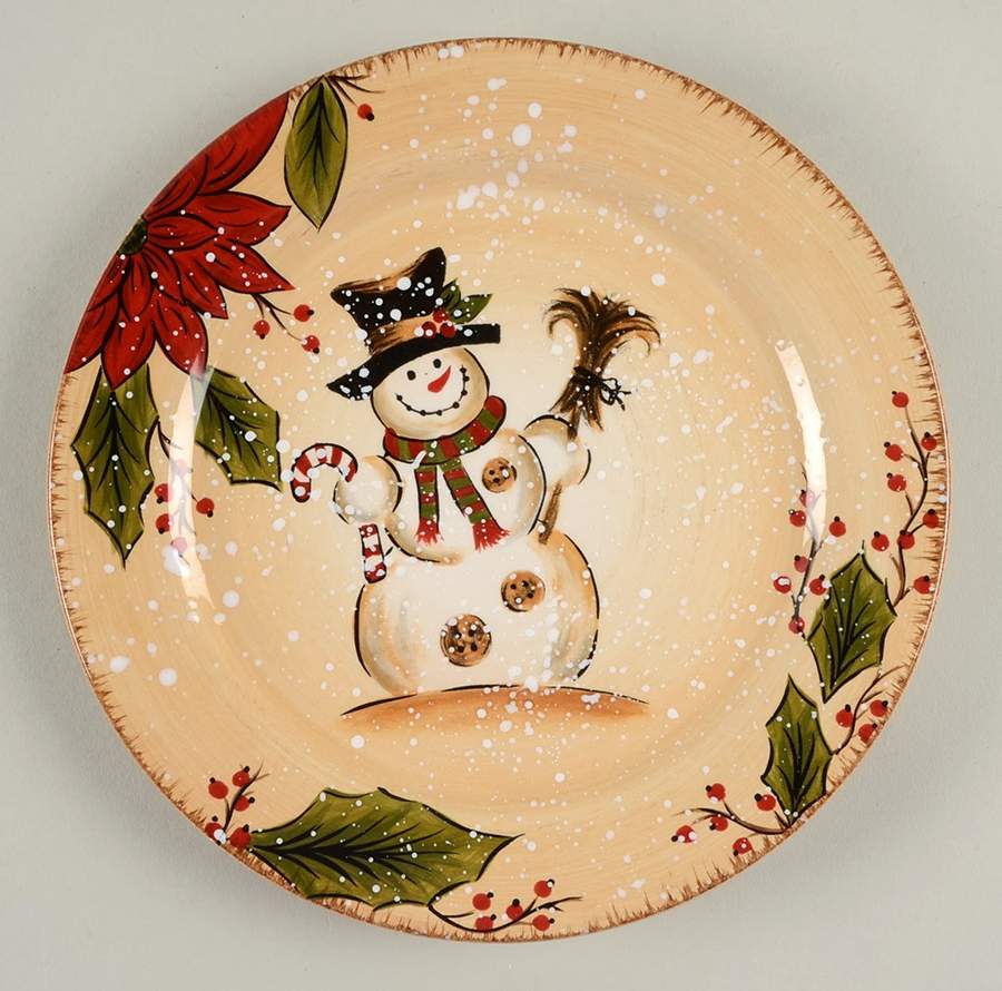 Holly Jolly Salad Plate by Tabletops Unlimited-1