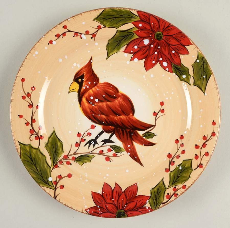Holly Jolly Salad Plate by Tabletops Unlimited-1