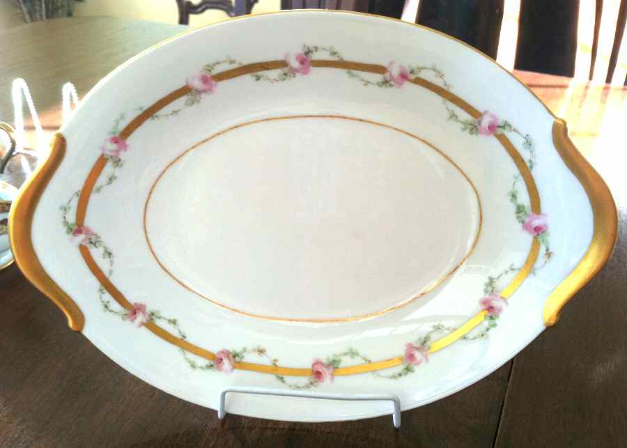 TRV728 12" Oval Serving Platter by Tressemanes & Vogt-1