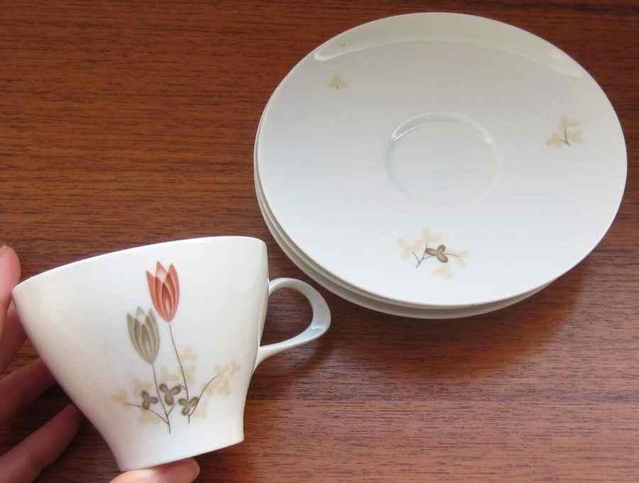 2030 (No Trim) Flat Cup & Saucer Set by Thomas-1