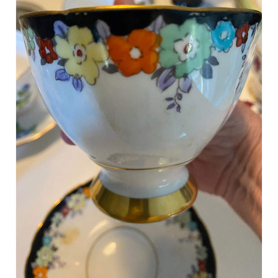C8335 Footed Cup & Saucer Set by Tuscan - Royal Tuscan-1