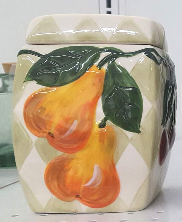 Tuscan Fruit Small Canister & Lid by Tabletops Unlimited-1
