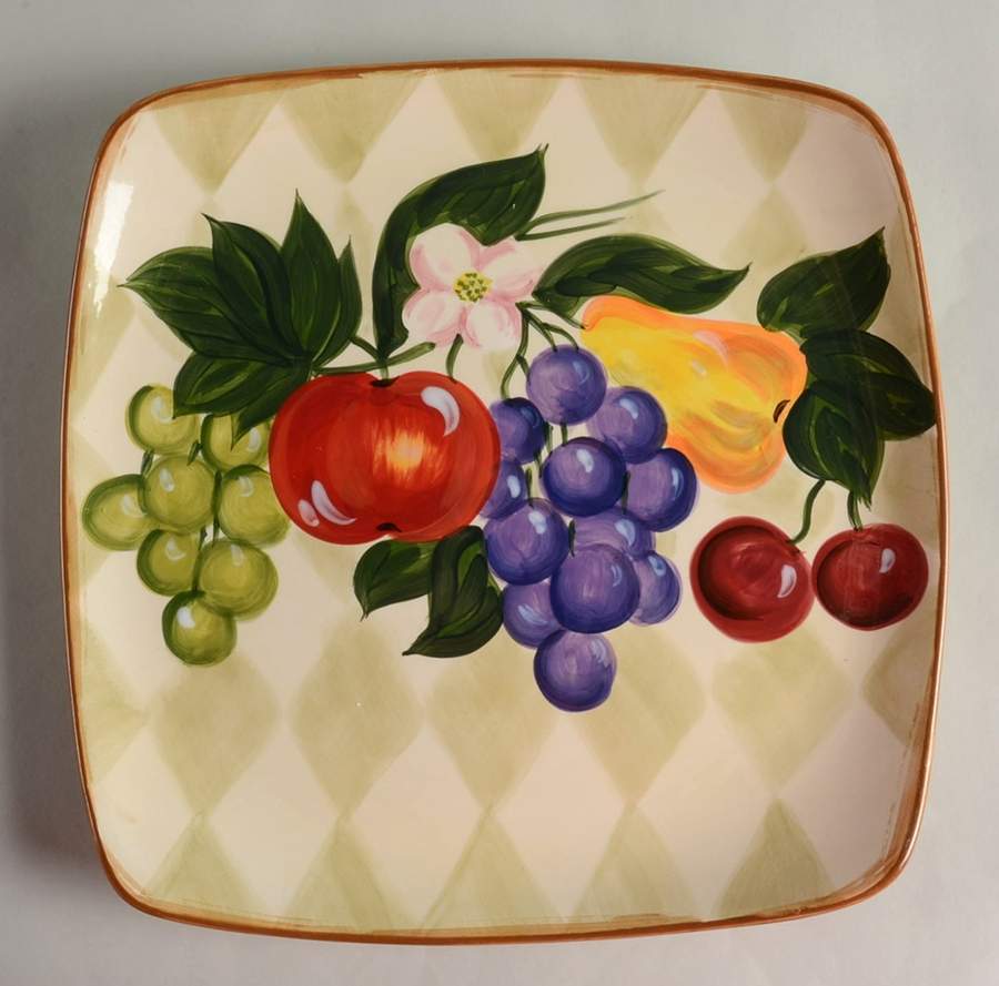 Tuscan Fruit Dinner Plate by Tabletops Unlimited-1