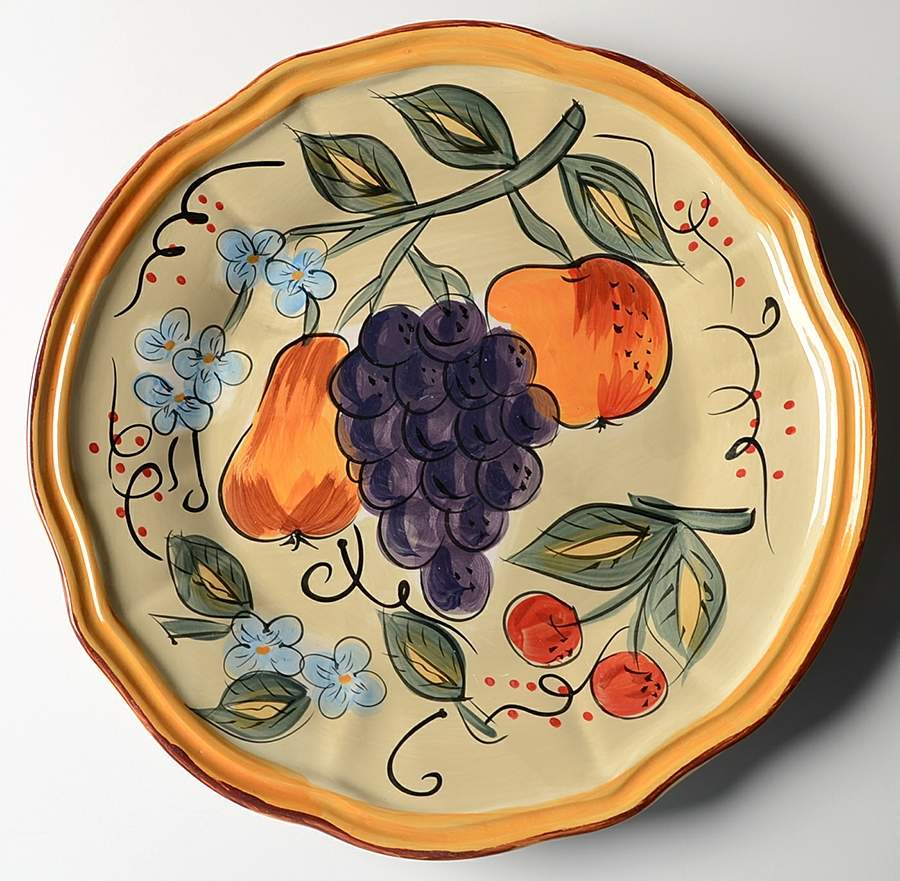 Tuscan Orchard Dinner Plate by Tabletops Unlimited-1