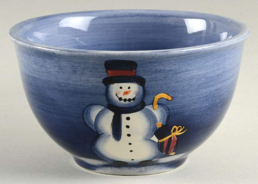 Snowman Soup/Cereal Bowl by Tabletops Unlimited-1