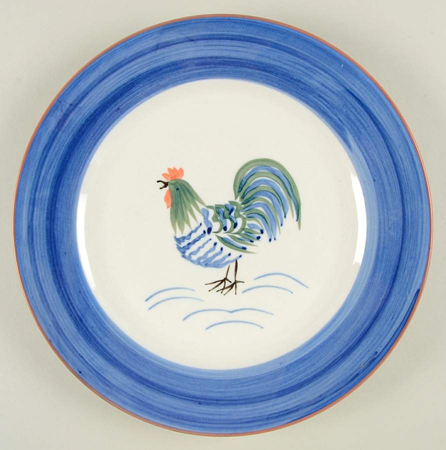 Rooster Glory Dinner Plate by Tabletops Unlimited-1