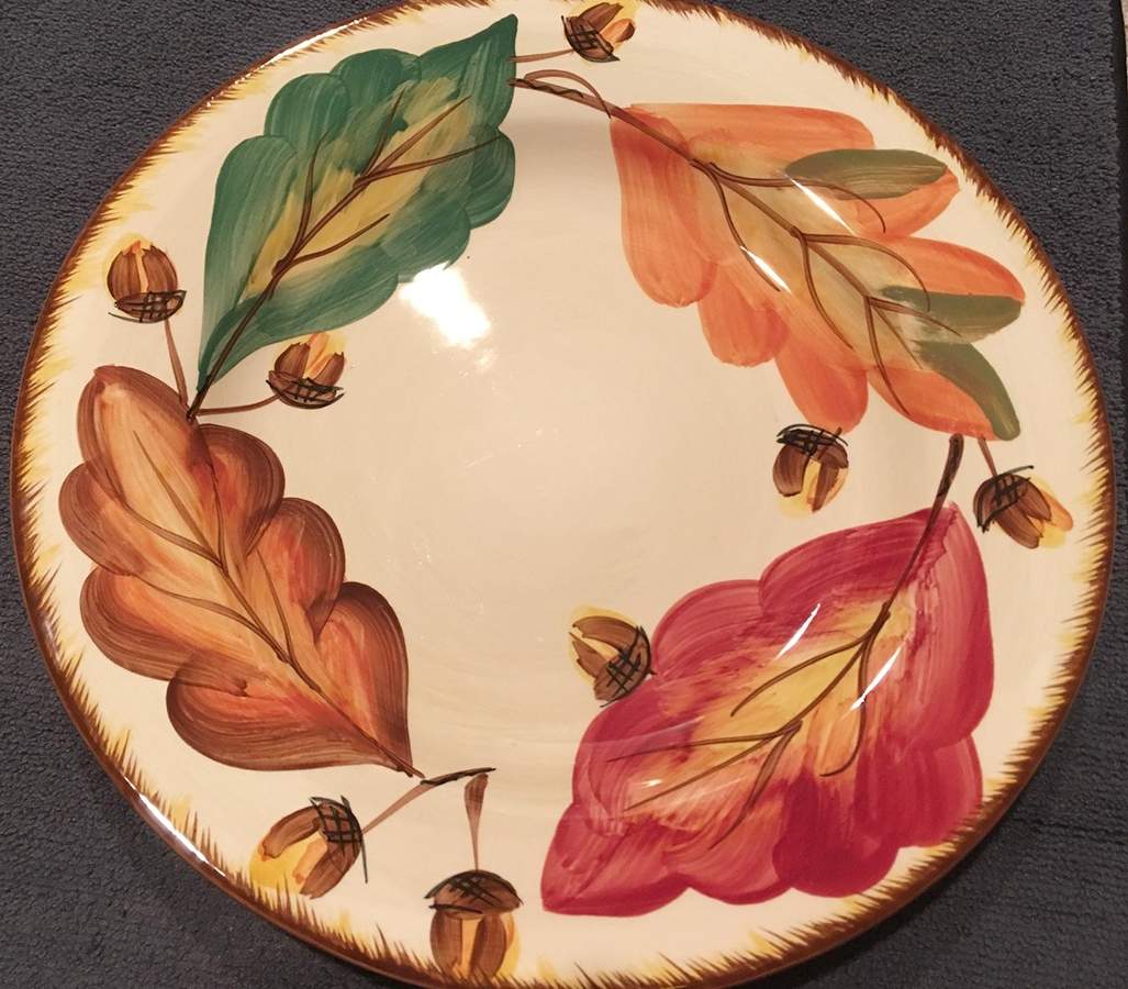 Autumn Dinner Plate by Tabletops Unlimited-1