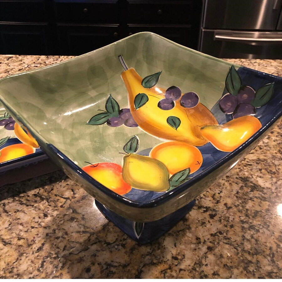Still Life 13" Large Pedestal Fruit Bowl by Tabletops Unlimited-1