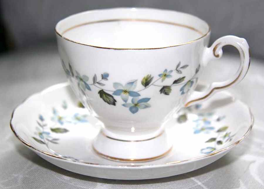 Moonlight Footed Cup & Saucer Set by Tuscan - Royal Tuscan-1
